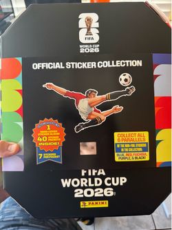 2026 Panini Soccer FIFA World Cup Sticker Stadium Box Costco Hard Cover Album