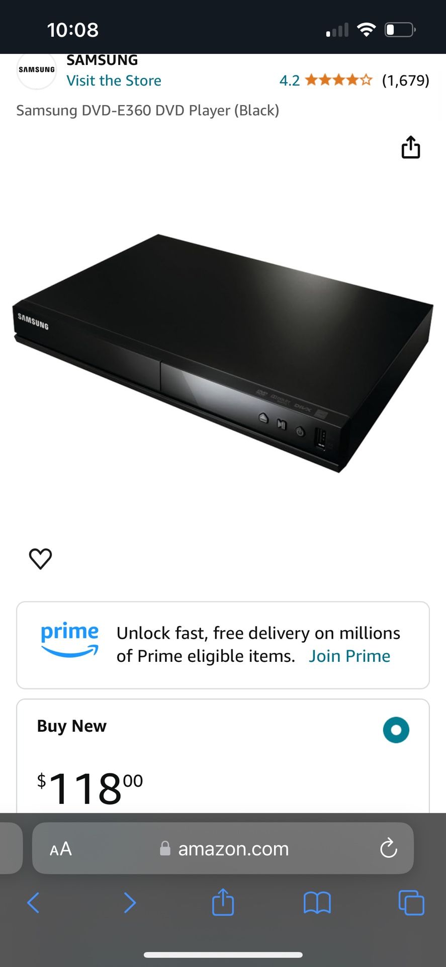 Samsung DVD PLAYER