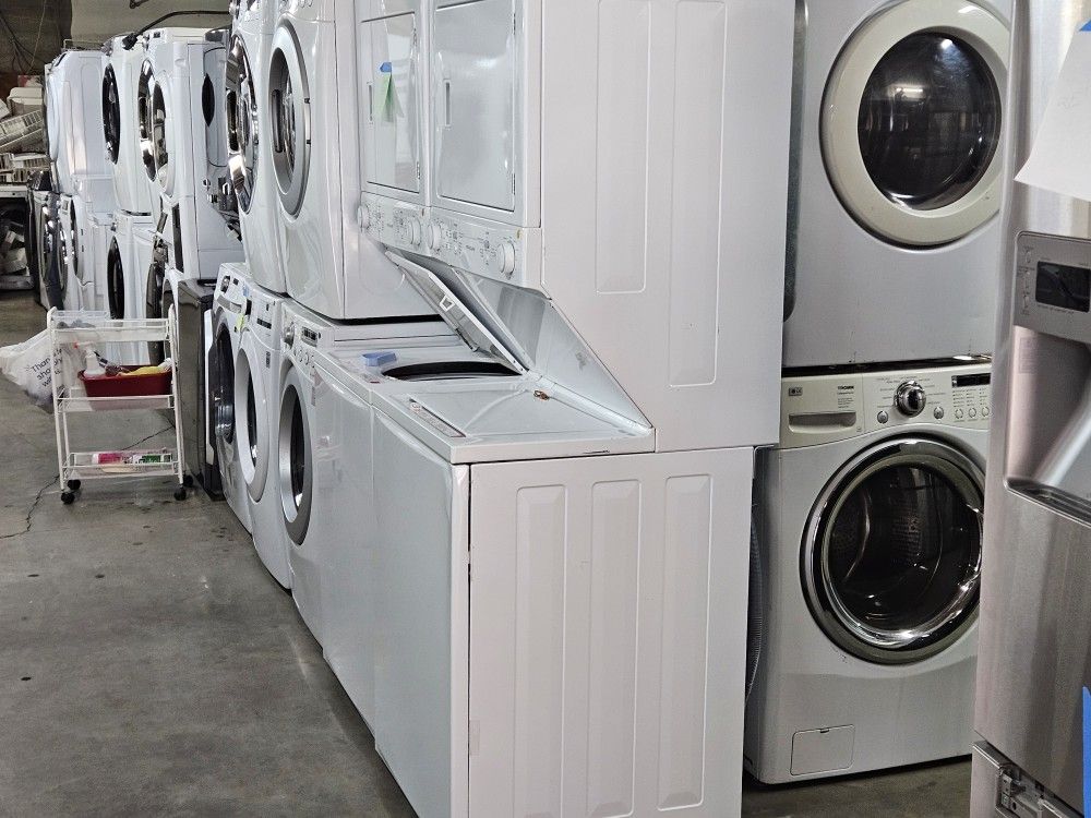 Huge Sale Warehouse Full Of Nice Like Brand New Washer Dryer Fridge Stove Oven Stackable Free Warranty Free Financing Available 90day TO Pay