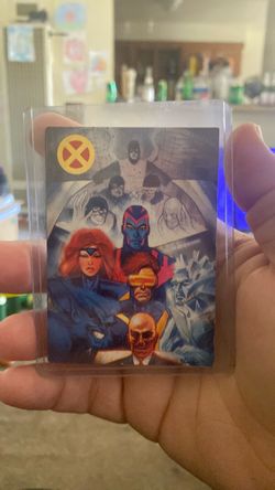 X-Men Marvel Trading Card in Case