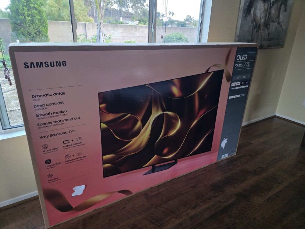 Samsung - 77” Class S84D Series 4K OLED Smart Tizen TV