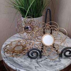 $18 Adorable Set of 3 Delicate Mandala Mirror Hangings 