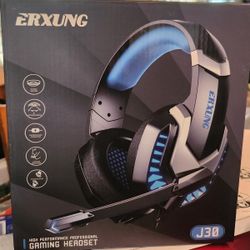 Gaming Headset ERXUNG J30 🎧 (BLUE)