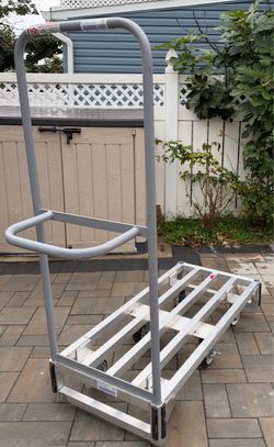 Heavy Duty Aluminum Platform Cart with Handle