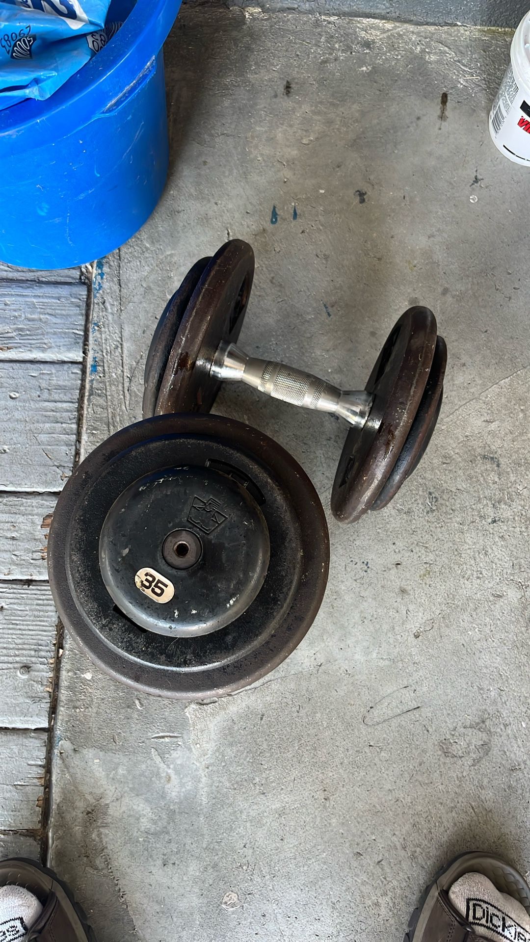 35 Lb Dumbbell Pair