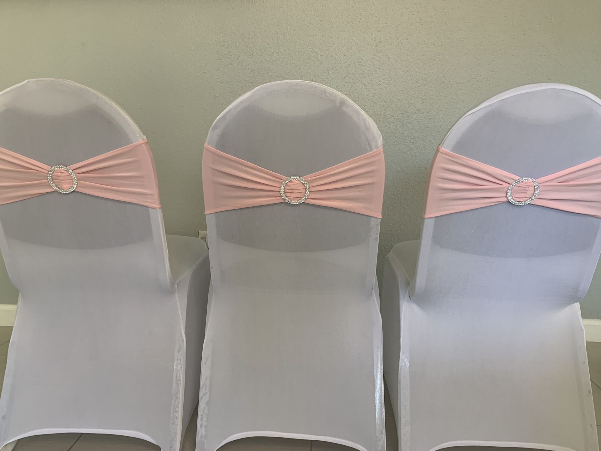 Pink Chair sashes 