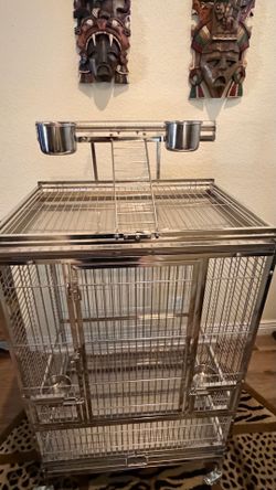 Parrot Bird Cage Stainless Steel