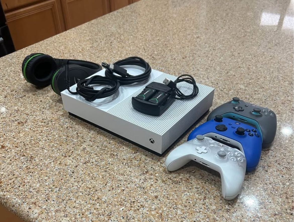 Xbox One S with Accessories