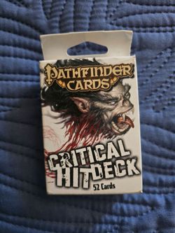 (2nd) Pathfinder Cards Critical Hit Deck