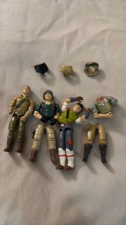 Vintage G.I. Joe ARAH Action Figure Repair Parts Lot - 1980s Bulk