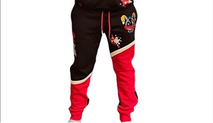Black & Red Hoodie Bad Habits Sweatpants