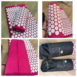 BED OF NAILS Acupressure Lumbar & Head Cushion Pillow - Like NEW