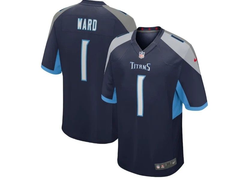 Tennessee Titans Cameron Ward NO.1 Football Jerseys