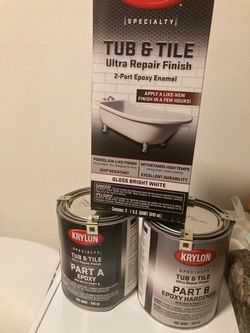 Tub and tile 2 part epoxy repair kit