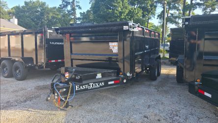 20' Dump Trailer w/ 3 way gate!