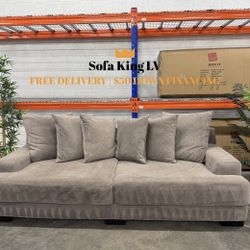 Free Delivery* Like New Taupe Sectional Sofa! 