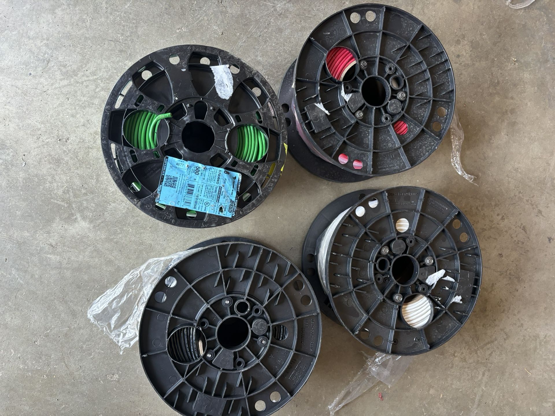 Electric Wire #8 Stranded 500ft $175 Each