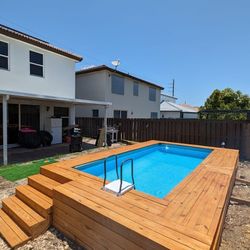 Dock , Deck , Above Ground Pool 