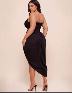 Black strapless dress brand new