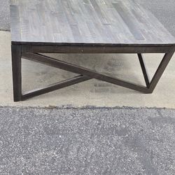 Modern Rustic Gray Coffee Table and end table