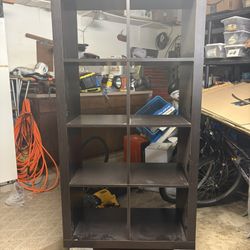 Black Shelving Unit