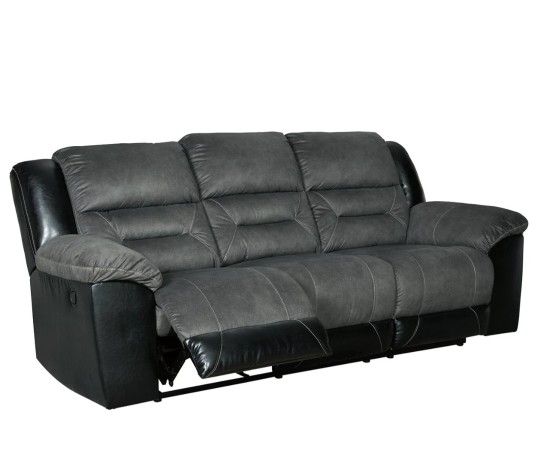 Earhart Slate Reclining Sofa