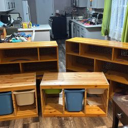 Children’s Cubbies And Shelves
