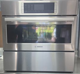 Bosch wall oven/microwave/ warming drawer .  Never used super clean. Model HSLP45IUC