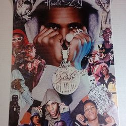A Boogie Wit Da Hoodie Music Rapper Hoodie Szn Canvas Poster Wall Art Gift Set