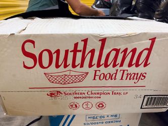 Southland Food Trays Case 9x10.75in