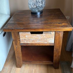 Solid wood End Tables set of two