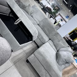 Sectional With Storage Ottoman 🔥🔥🔥🔥