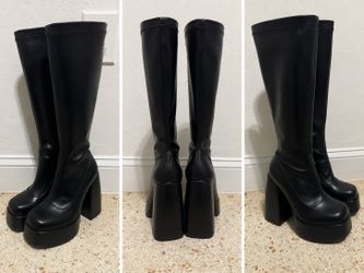 Botas negras altas