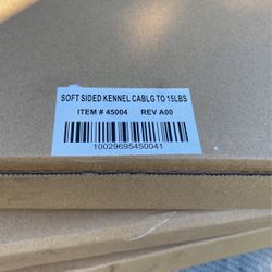 Soft Sided Kennel For Dogs 15lbs 