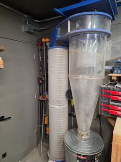 Clear Vue Cyclone CV1800 5 HP two stage Dust Collector