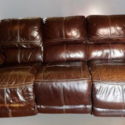 FREE real LEATHER COUCH 