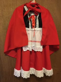 Toddler Little red riding hood costume (size 2T)