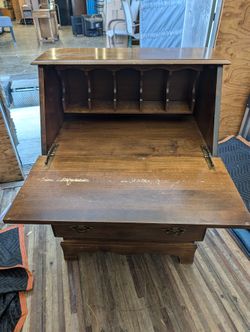 Dark wood Secretary desk