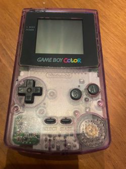 Atomic Purple Nintendo Gameboy Color Authentic Tested Working Good Condition