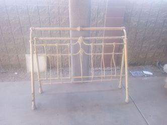 Antique head board and food board.