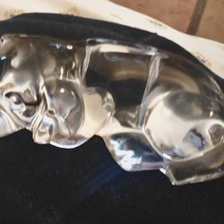 Vintage Princess House lead crystal dog