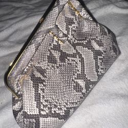 Fendi First Bag White Snake Skin Bag