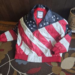 Vintage 90s Michael Hoban American Leather Jacket