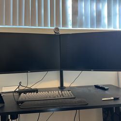 LG 27” Dual Monitors