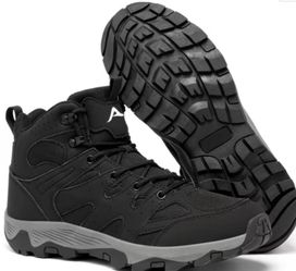 Men's MeMoride waterproof hiking boots, non-slip, medium height, lightweight, for trekking and mountaineering. Size 8-8.5