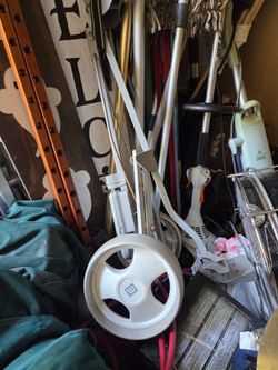 Wilson golf cart folds bog wheel
