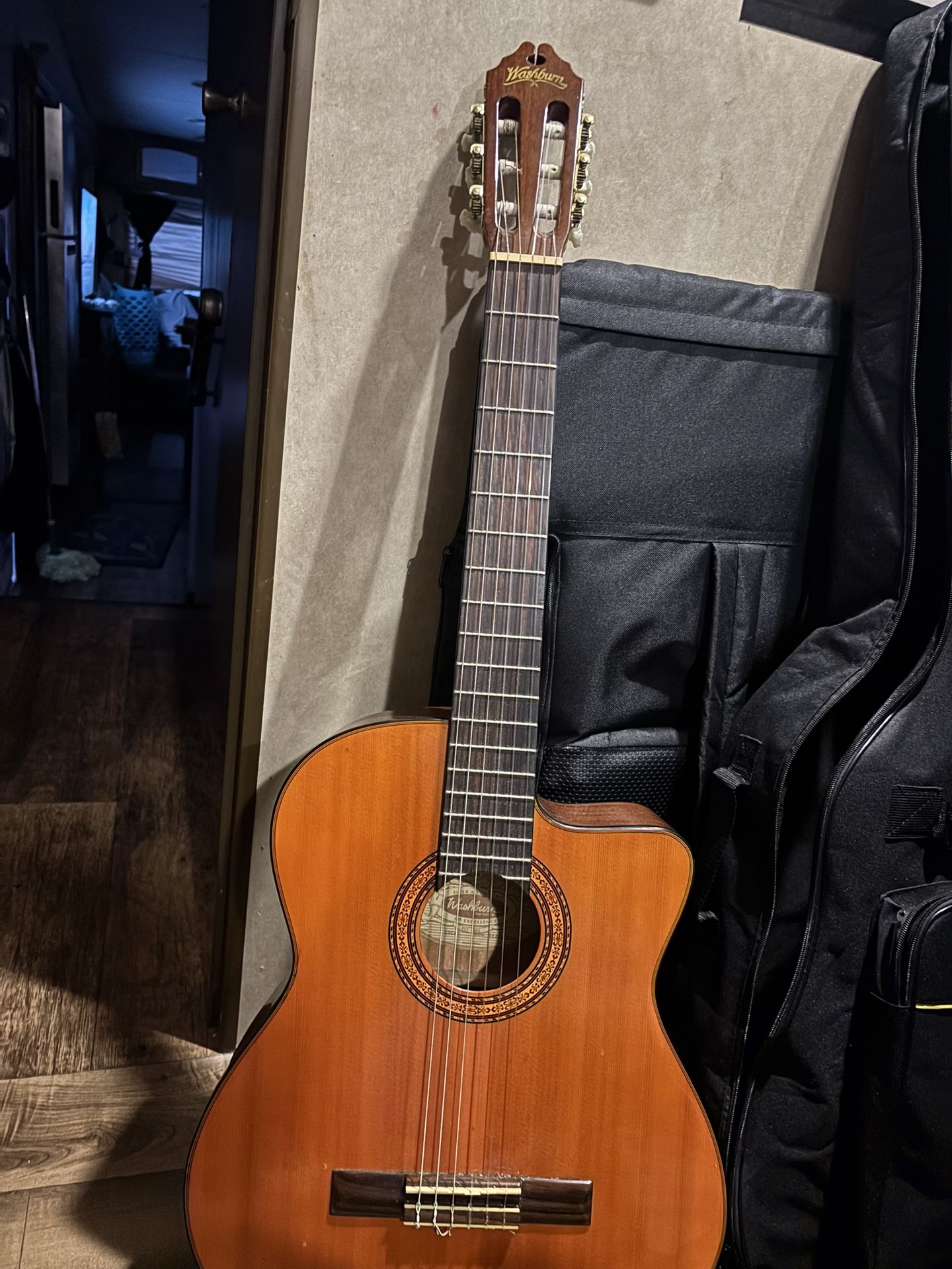 πΈ Washburn C5CE Classical Guitar β Plug in & Play!