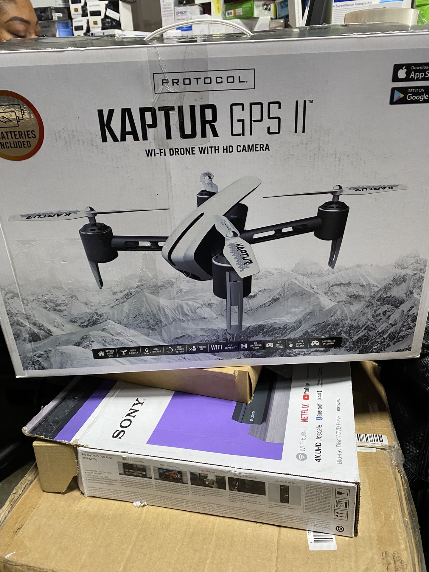 Protocol Kaptur GPS II Wi-Fi Drone with HD Camera