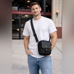 True Religion Black Crossbody Bag New With Tags 