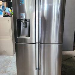 Refrigerator Samsung Flex With Soda Cylinder In Stainless Steel 40 Days Warranty Delevery 